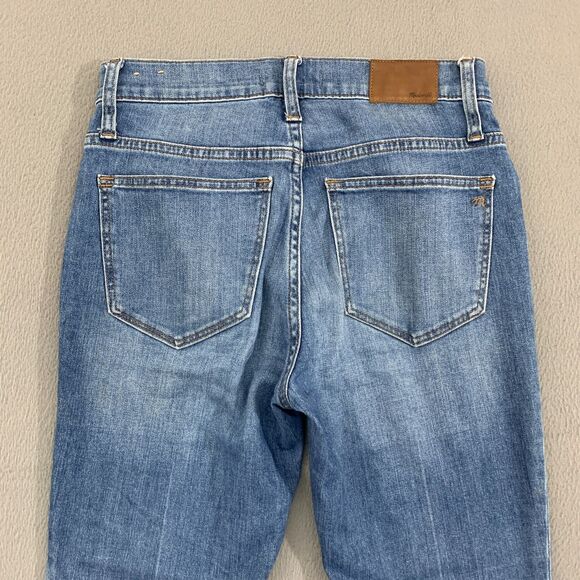 Madewell Jeans Womens Size 28 Cali Demi Bootcut Stretch Distressed Inseam 26" - Picture 14 of 15